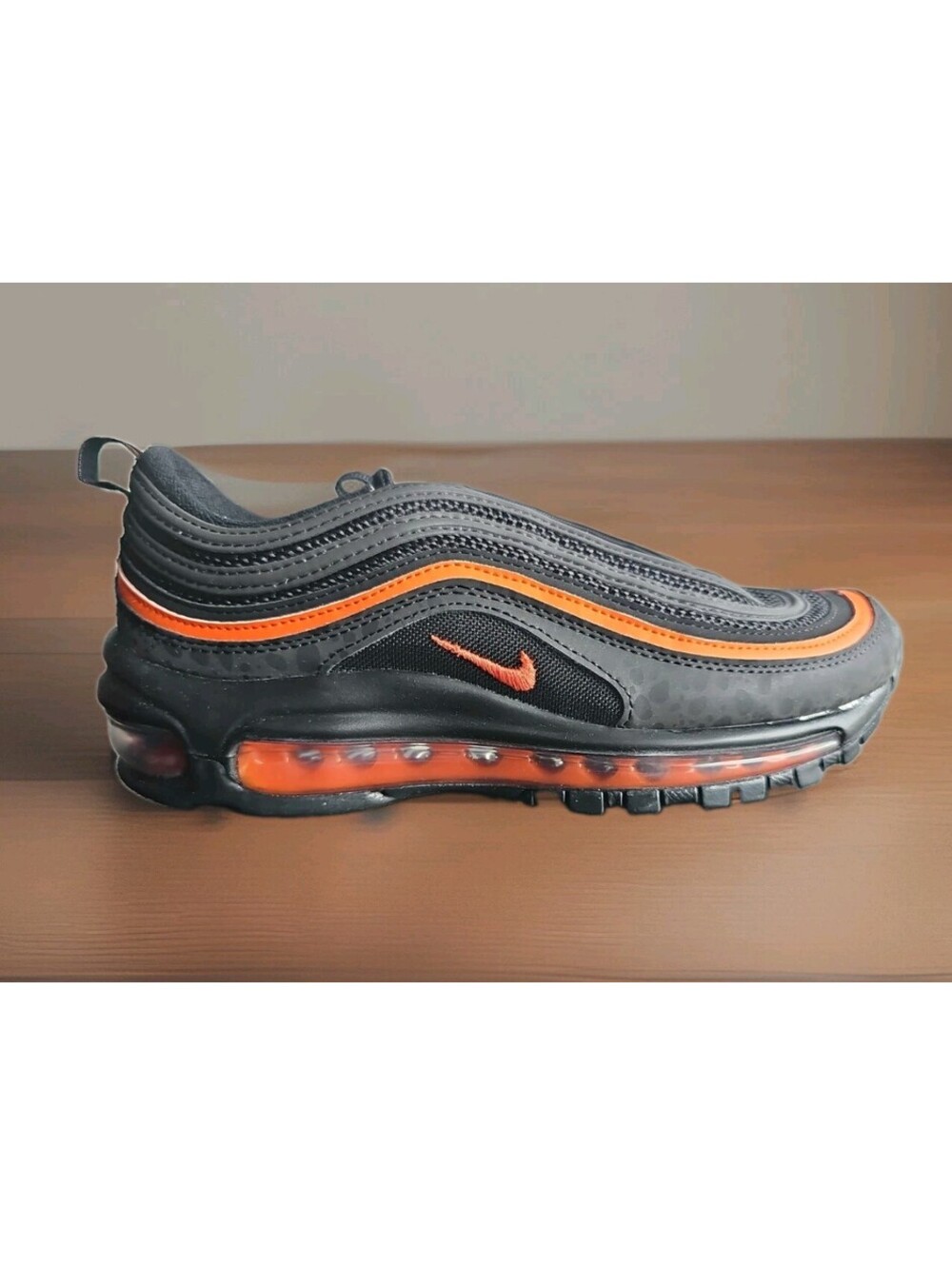 Size 5.5 (GS) - Nike Air Max 97 Low Black Safety Orange